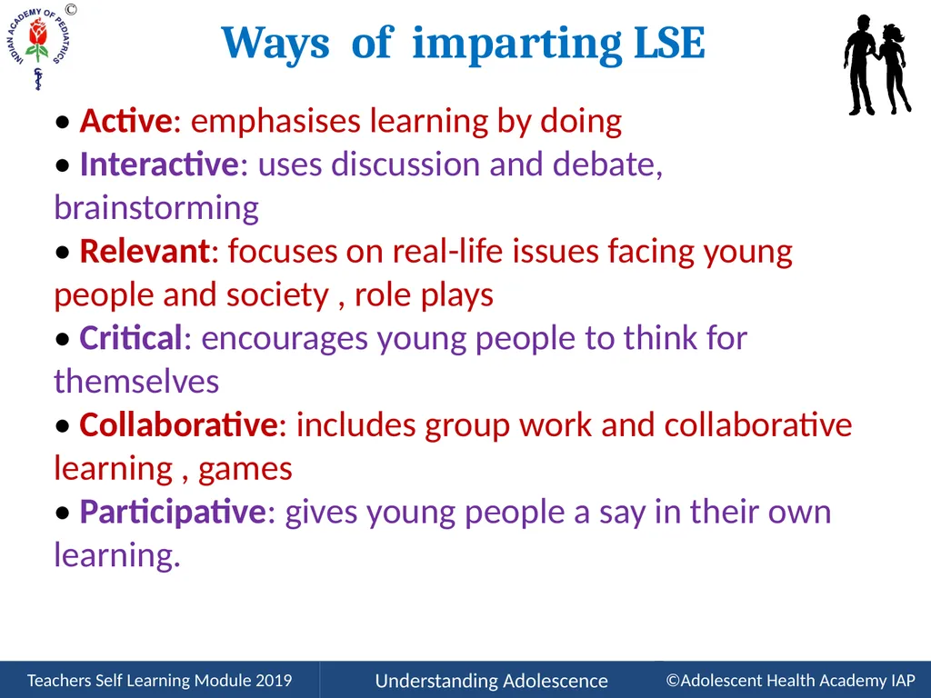 Life Skills Education Please read the article on - slide 39 of 42