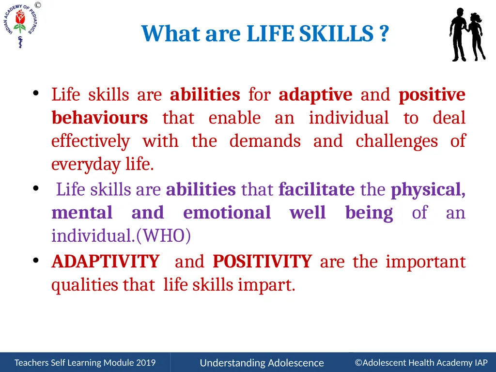 Life Skills Education Please read the article on - slide 2 of 42