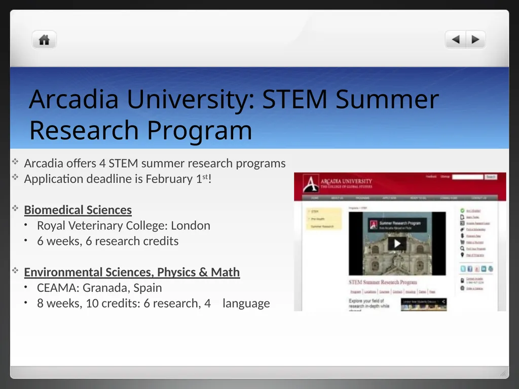 Research Abroad Opportunities Research Abroad - slide 11 of 22