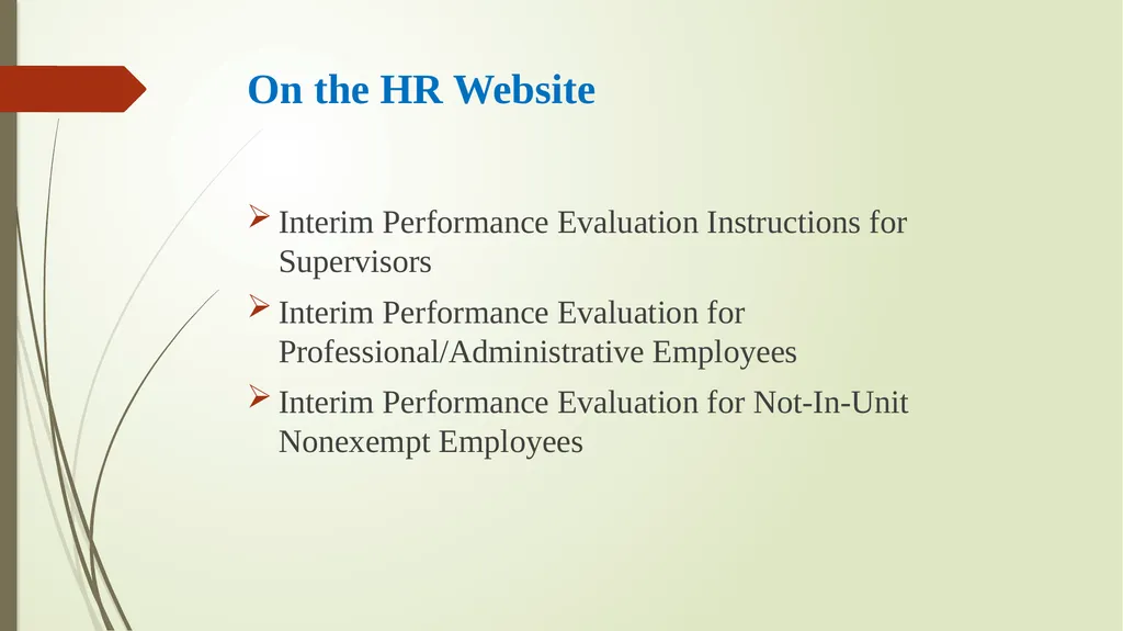 PERFORMANCE APPRAISAL Honesty Employees being - slide 15 of 41