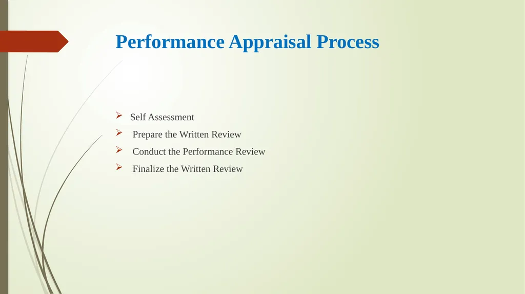 PERFORMANCE APPRAISAL Honesty Employees being - slide 8 of 41
