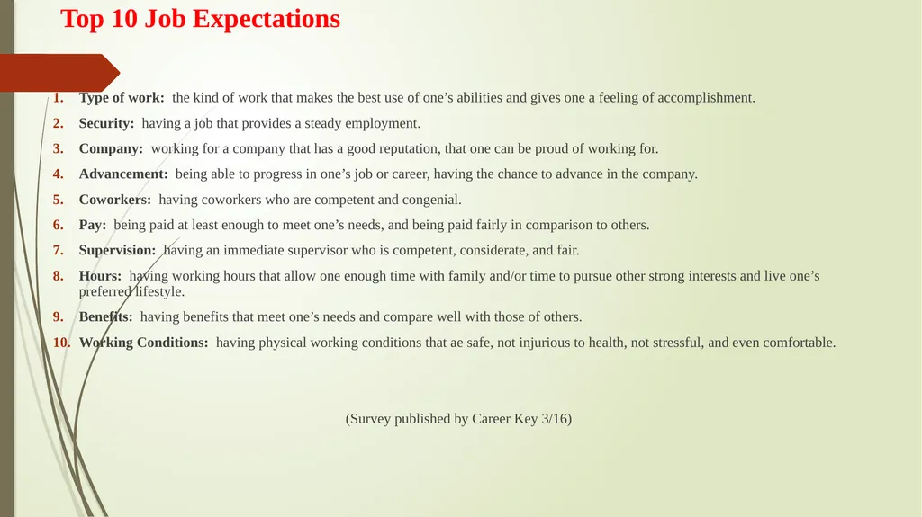 PERFORMANCE APPRAISAL Honesty Employees being - slide 24 of 41