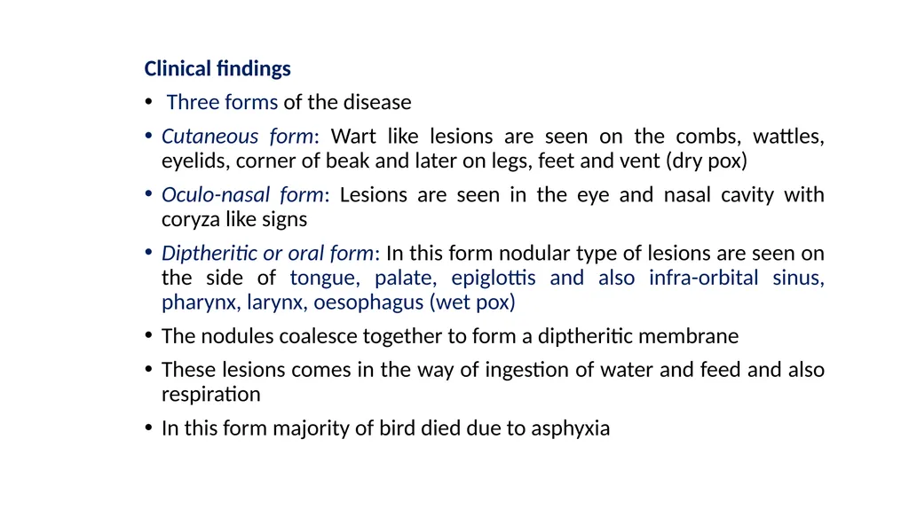 Fowl Pox Dr Mritunjay Kumar Associate Professor - slide 4 of 12