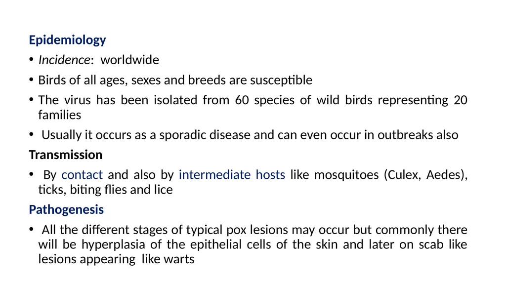 Fowl Pox Dr Mritunjay Kumar Associate Professor - slide 3 of 12