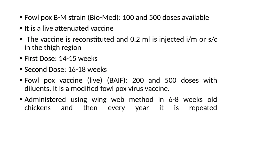 Fowl Pox Dr Mritunjay Kumar Associate Professor - slide 9 of 12