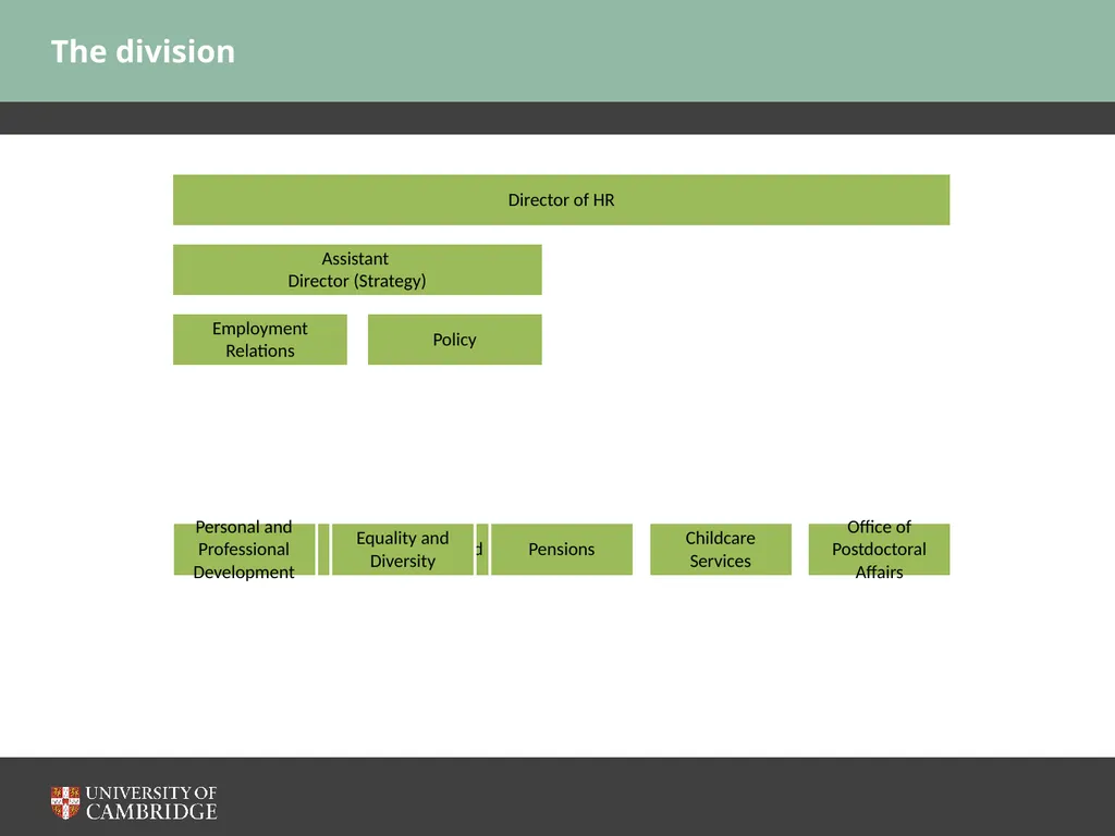 Human Resources division Emma Stone, Director of - slide 2 of 15