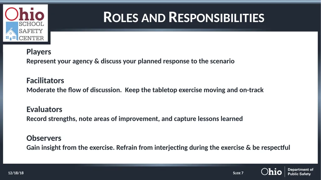 Long Term Power Outage Tabletop Exercise Long Term - slide 7 of 16