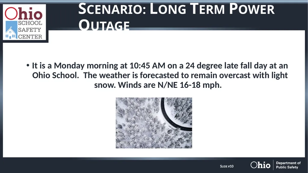 Long Term Power Outage Tabletop Exercise Long Term - slide 10 of 16