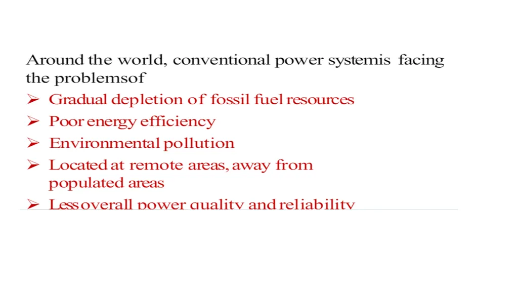 UNIT-IV UNIT - IV: NEED FOR DISTRIBUTED GENERATION - slide 4 of 59