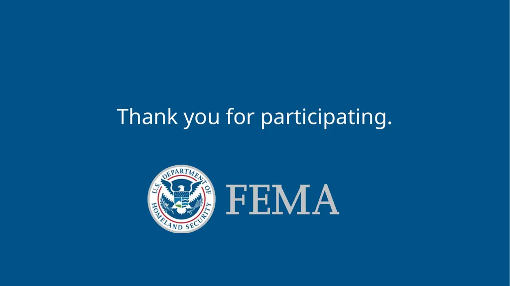 FEMA/EMI Virtual Table Top Exercise (VTTX) - slide 28 of 28