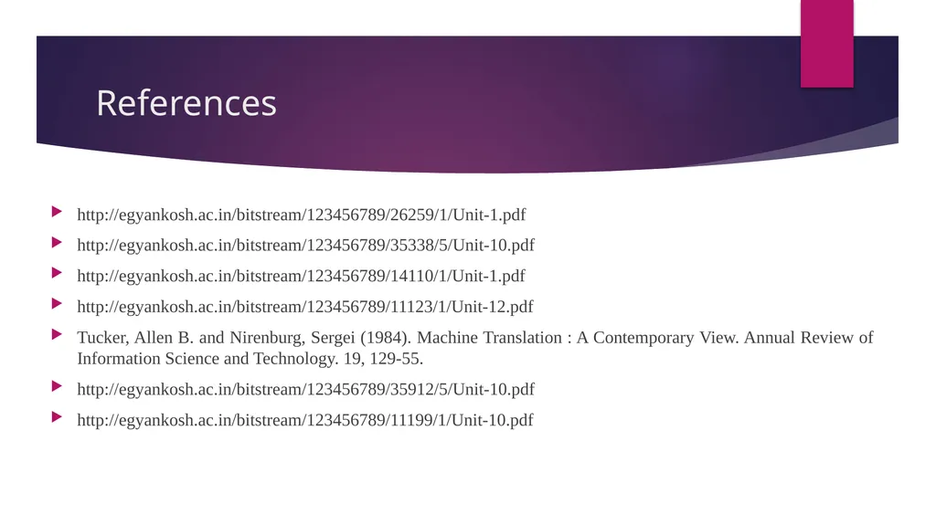 BLISc PAPER- BLIS/2/CT/07 Information Sources and - slide 21 of 21