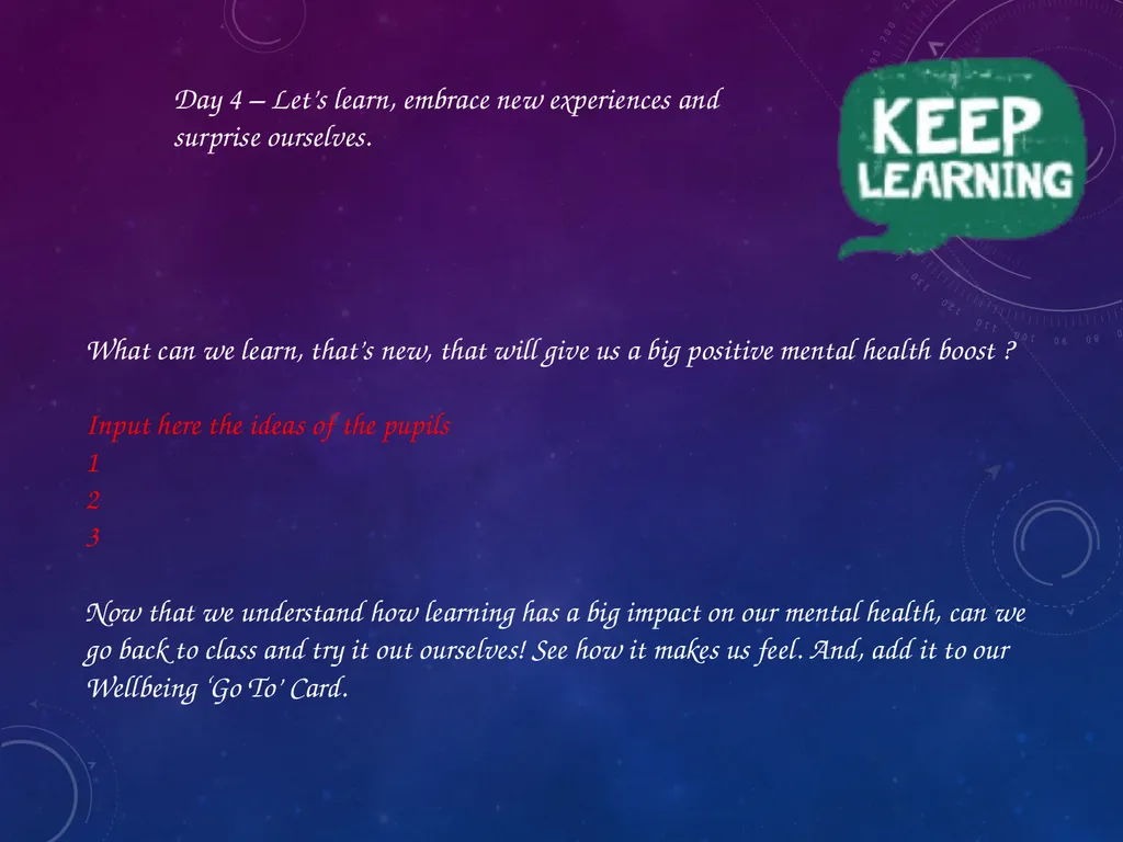 5 Ways to Wellbeing Resource Assembly PPT - slide 14 of 17