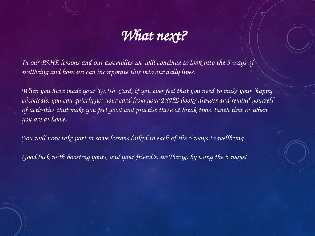 5 Ways to Wellbeing Resource Assembly PPT - slide 17 of 17