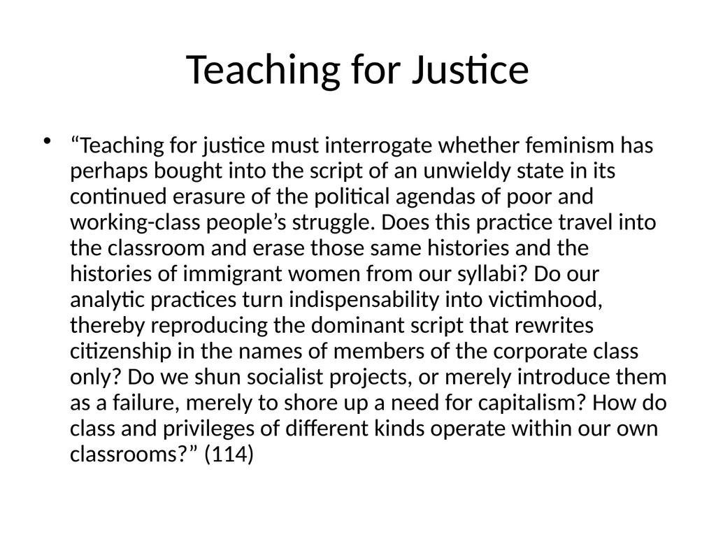 Week 10: Jacqui Alexander, “Whose New World Order? - slide 14 of 19