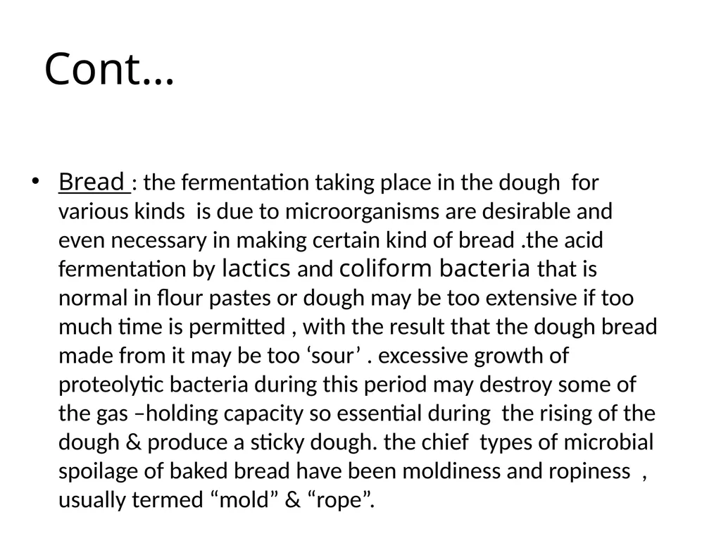 Contamination, preservation and spoilage of - slide 10 of 16