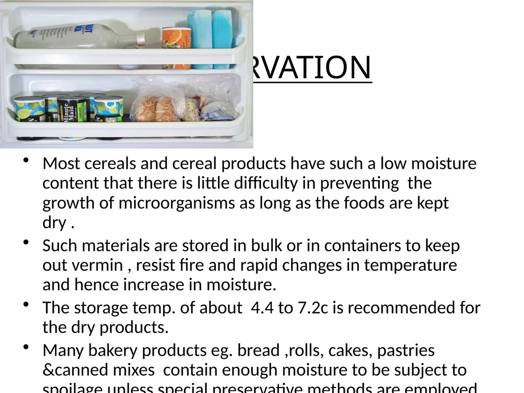 Contamination, preservation and spoilage of - slide 5 of 16