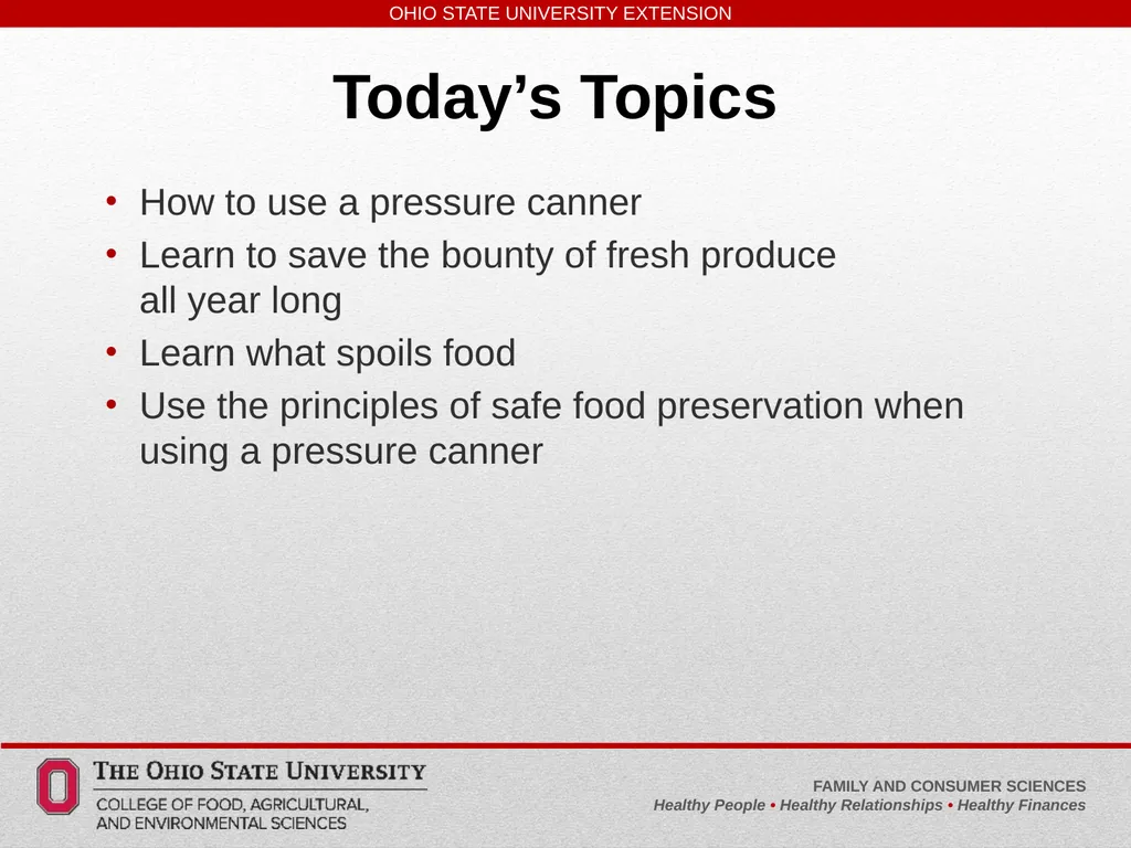 Safe, Simple, Easy to Learn Pressure Canning - slide 2 of 38