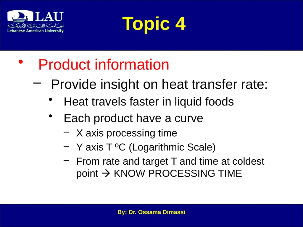 By: Dr. Ossama Dimassi Canning Introduction to - slide 28 of 34