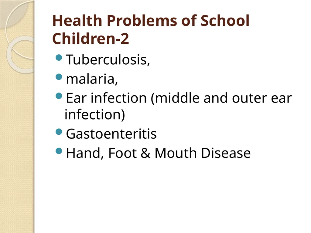 Health Problems of School Children and Youth - slide 40 of 90