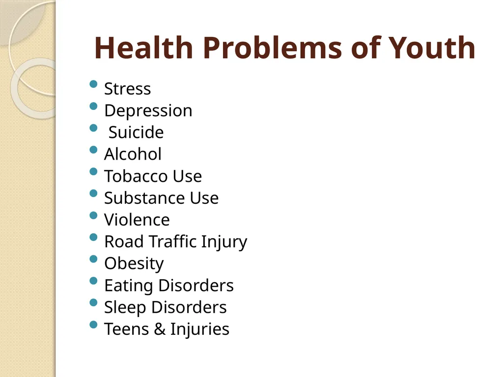 Health Problems of School Children and Youth - slide 41 of 90