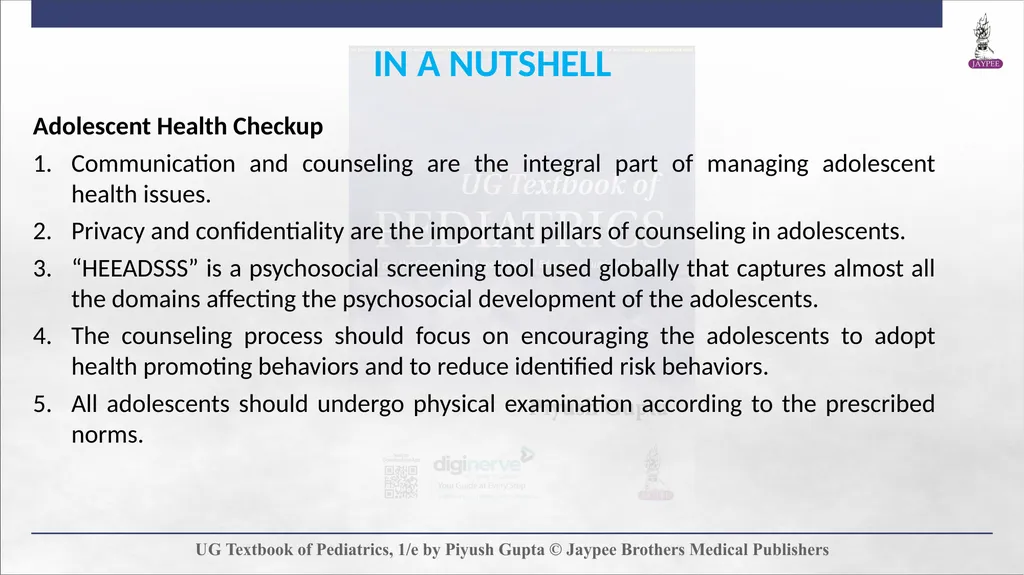 Adolescent Health Chapter 5 Definition and - slide 54 of 60