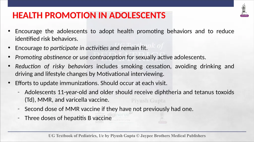 Adolescent Health Chapter 5 Definition and - slide 53 of 60