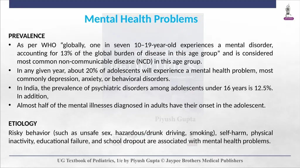 Adolescent Health Chapter 5 Definition and - slide 36 of 60