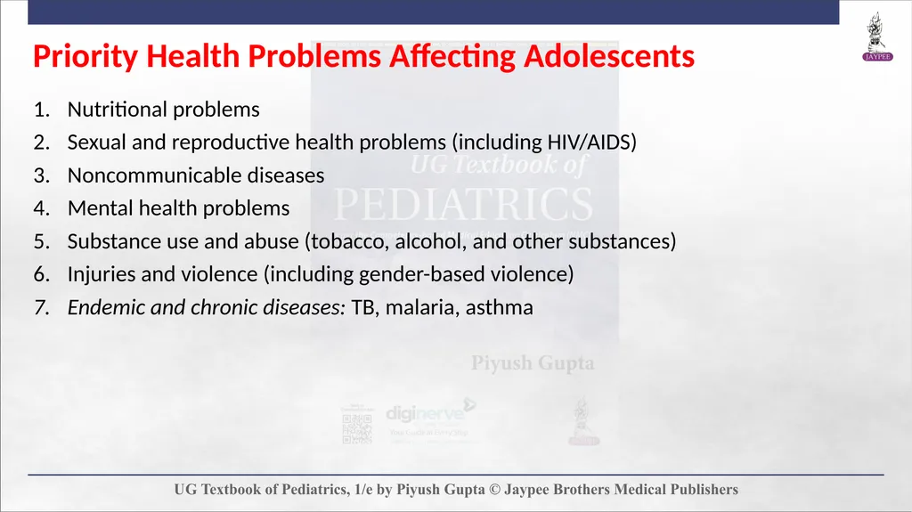 Adolescent Health Chapter 5 Definition and - slide 14 of 60