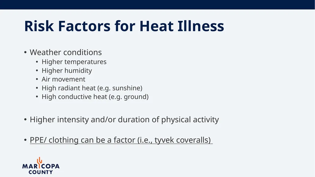 Workplace Heat Illness Prevention Office of - slide 4 of 28