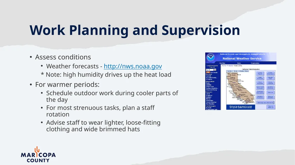 Workplace Heat Illness Prevention Office of - slide 22 of 28