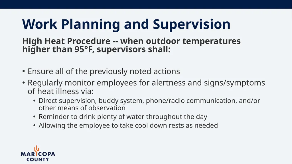 Workplace Heat Illness Prevention Office of - slide 24 of 28