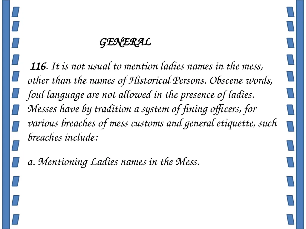 MESS ETHICS INTRODUCTION In any organization - slide 113 of 117
