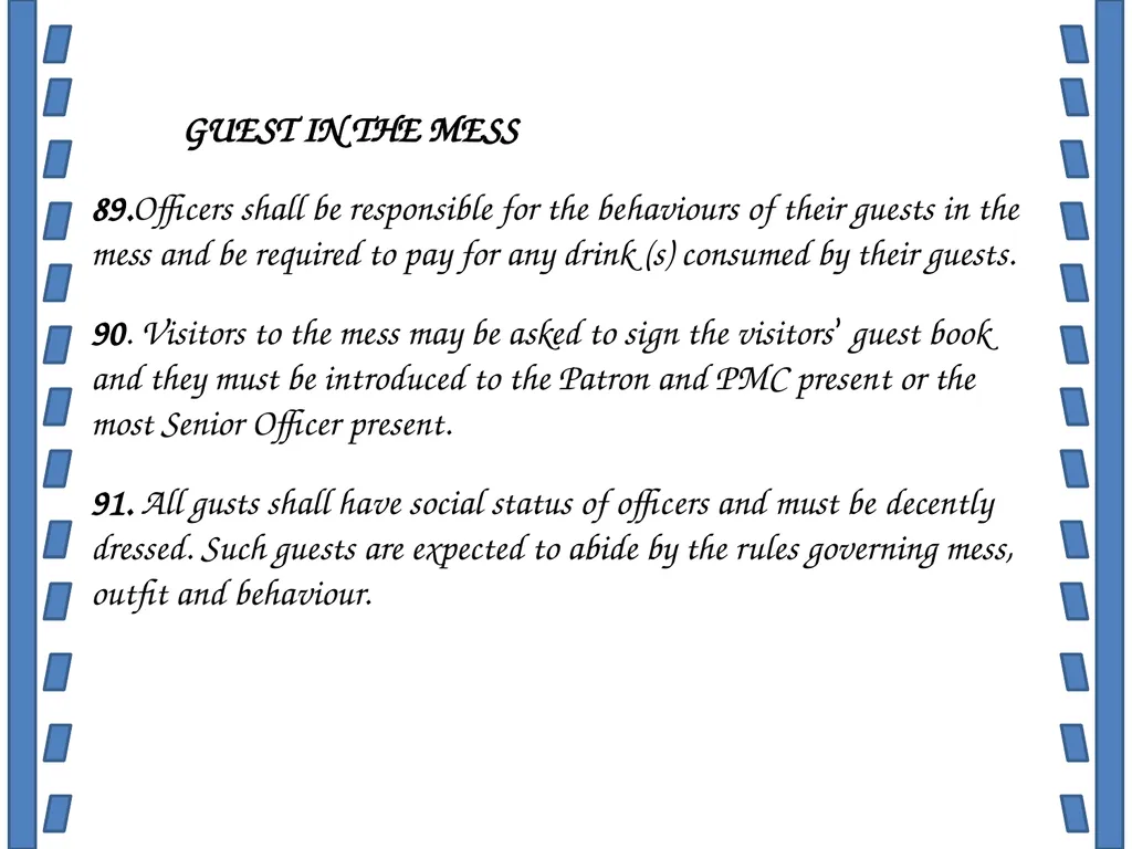 MESS ETHICS INTRODUCTION In any organization - slide 96 of 117