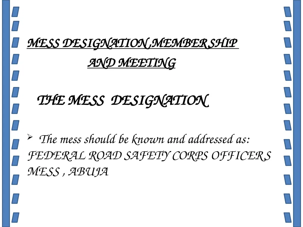 MESS ETHICS INTRODUCTION In any organization - slide 5 of 117
