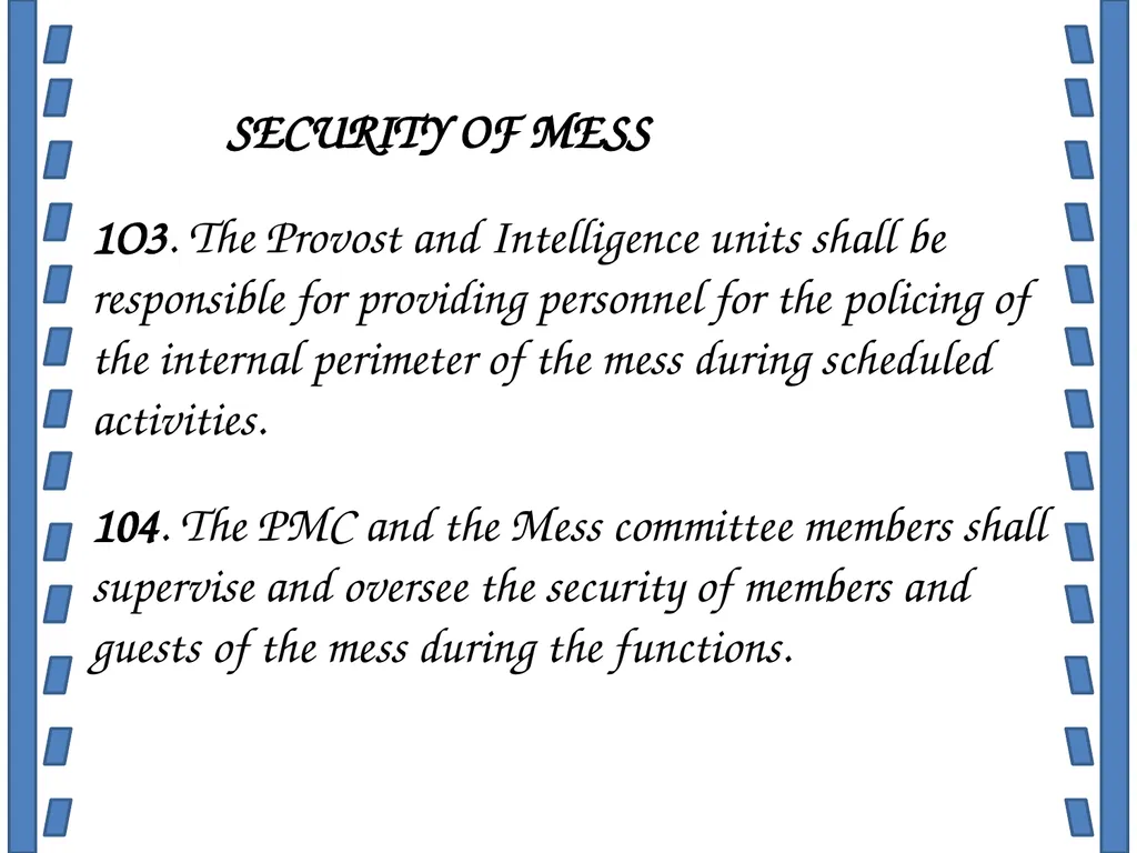 MESS ETHICS INTRODUCTION In any organization - slide 106 of 117