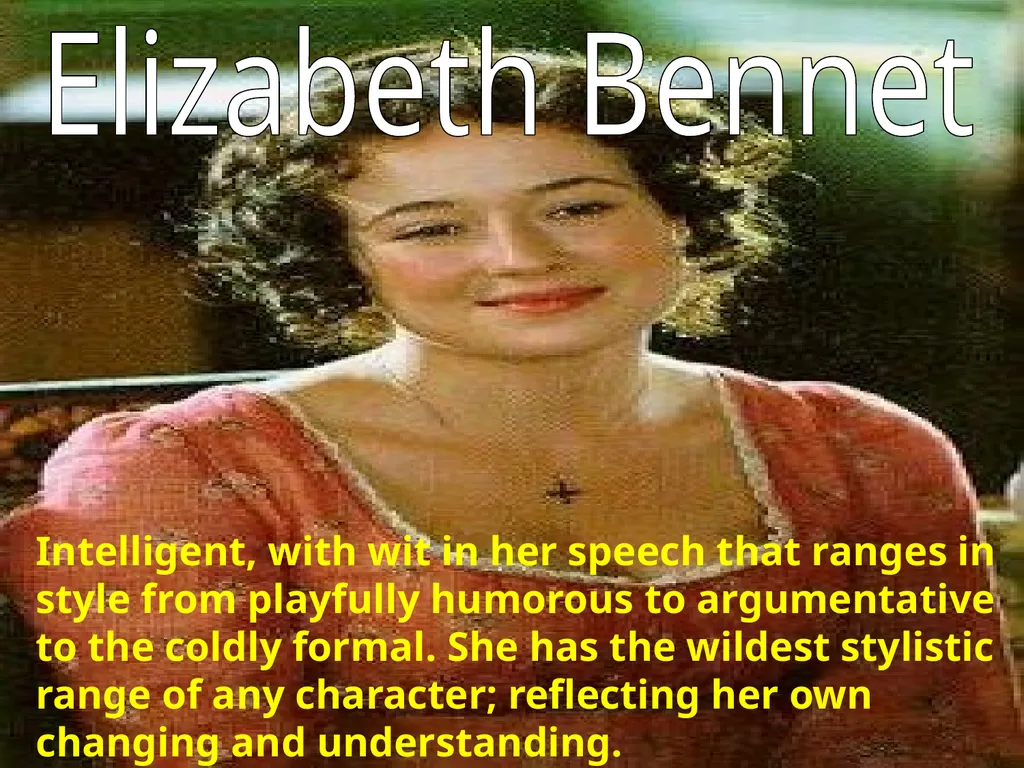 Pride & Prejudice Presentation by, G.Sowdambika - slide 13 of 58