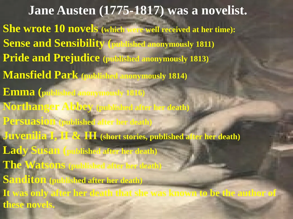 Pride & Prejudice Presentation by, G.Sowdambika - slide 9 of 58