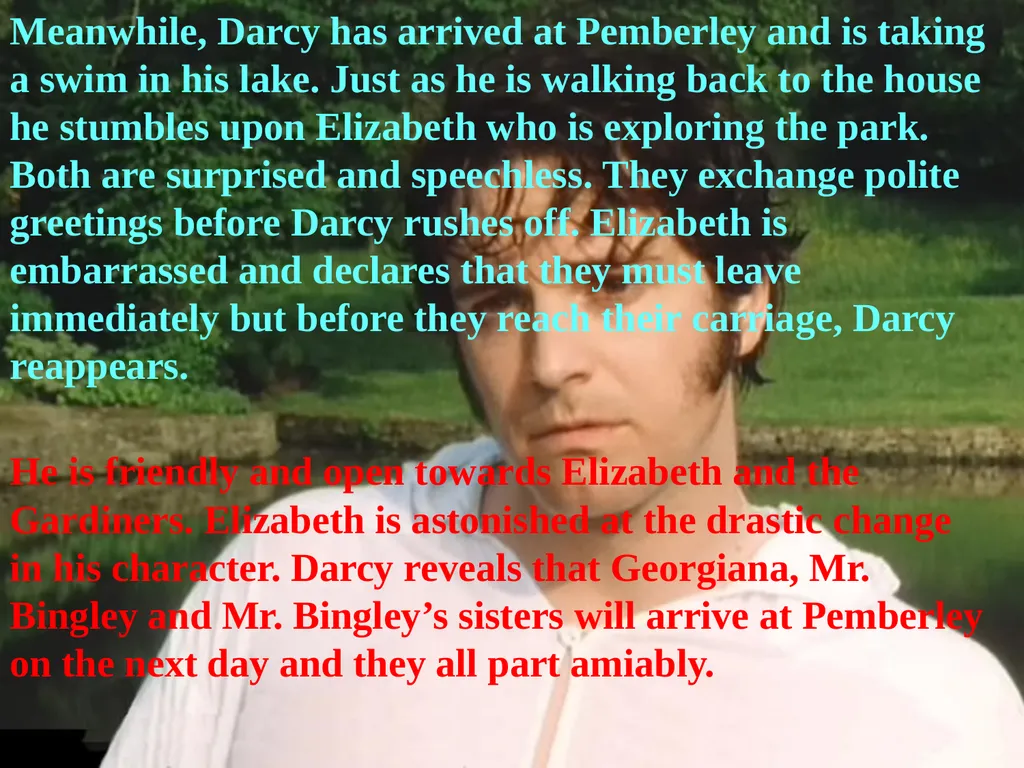 Pride & Prejudice Presentation by, G.Sowdambika - slide 42 of 58