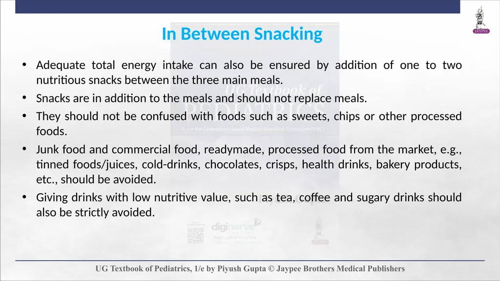 Complementary Feeding Chapter 7 DEFINITION - slide 20 of 35