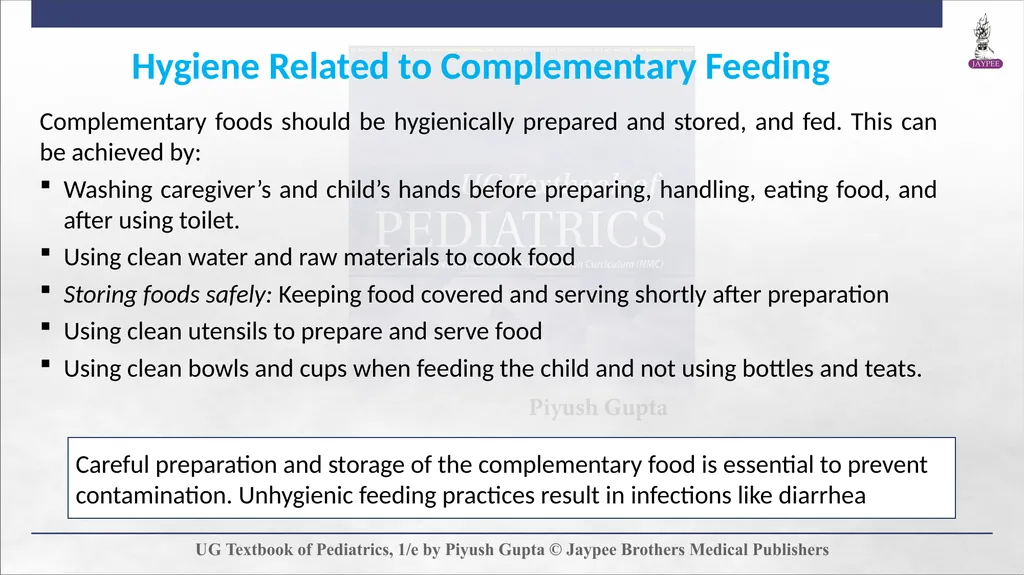 Complementary Feeding Chapter 7 DEFINITION - slide 24 of 35