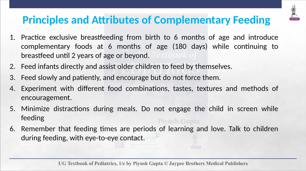 Complementary Feeding Chapter 7 DEFINITION - slide 4 of 35