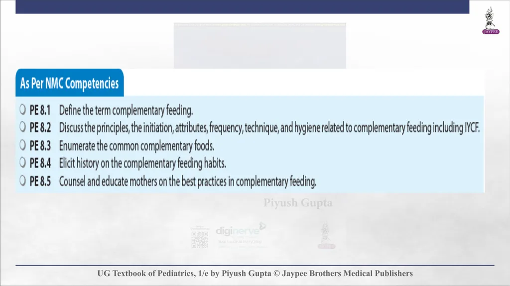 Complementary Feeding Chapter 7 DEFINITION - slide 2 of 35