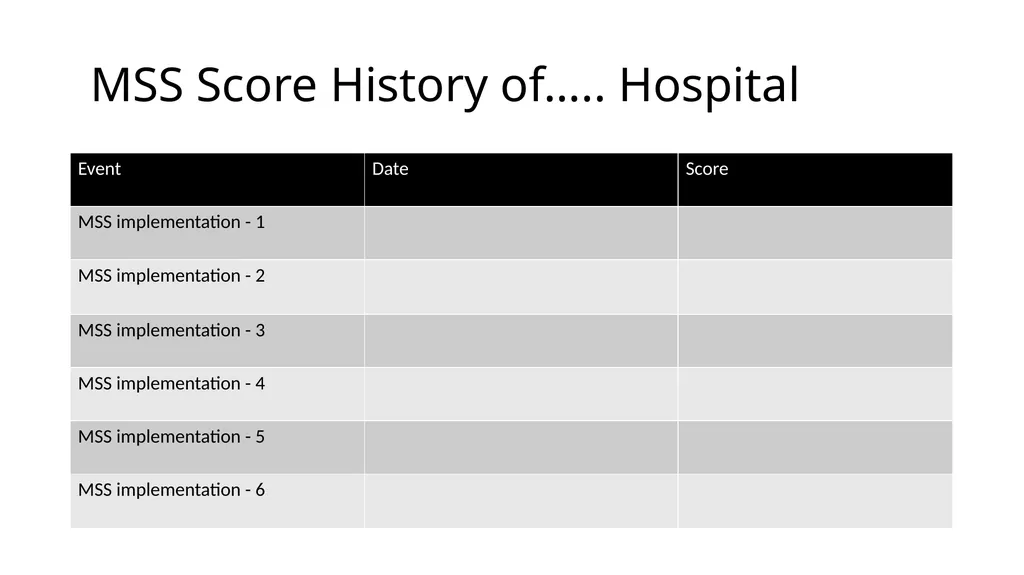 MSS - A Readiness tool to improve Quality Hospital - slide 19 of 24