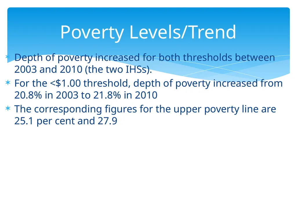 POVERTY PROFILE OF THE GAMBIA Expert Group Meeting - slide 5 of 12