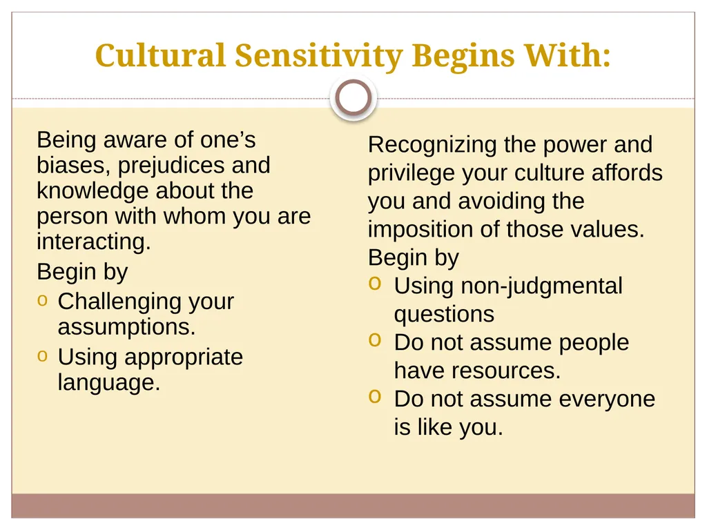 Training Module Cultural Competency Cultural - slide 11 of 25