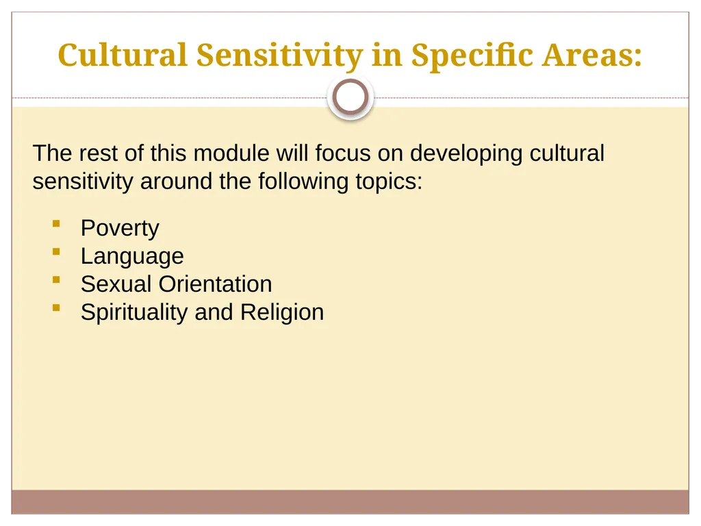 Training Module Cultural Competency Cultural - slide 13 of 25