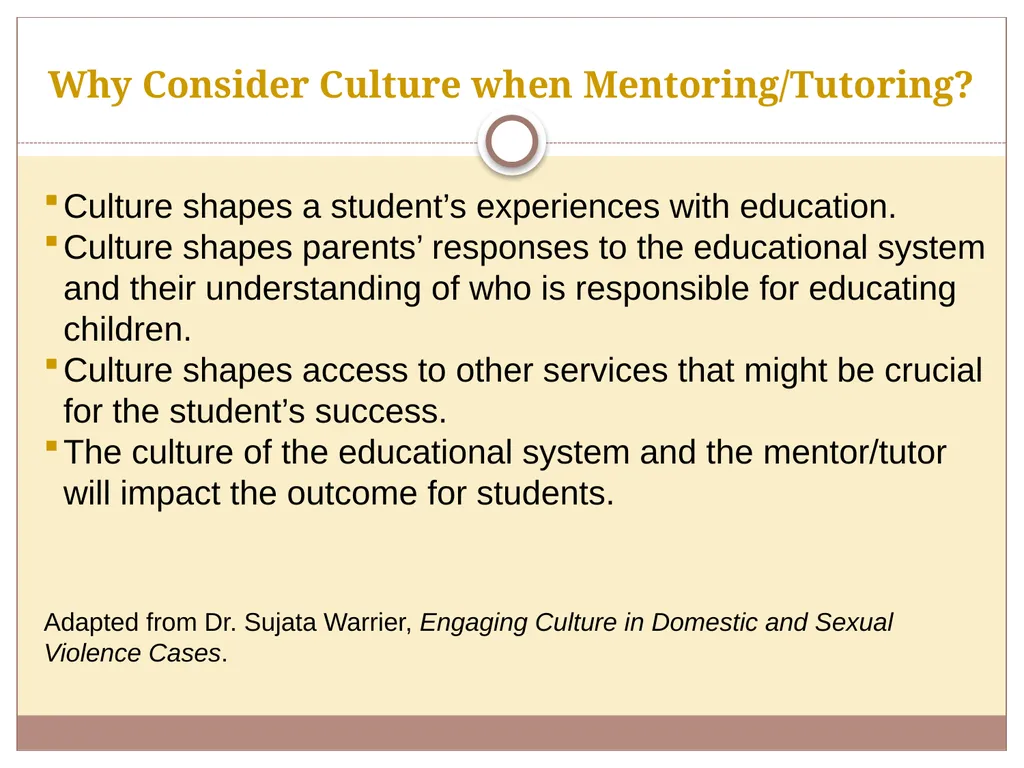 Training Module Cultural Competency Cultural - slide 4 of 25