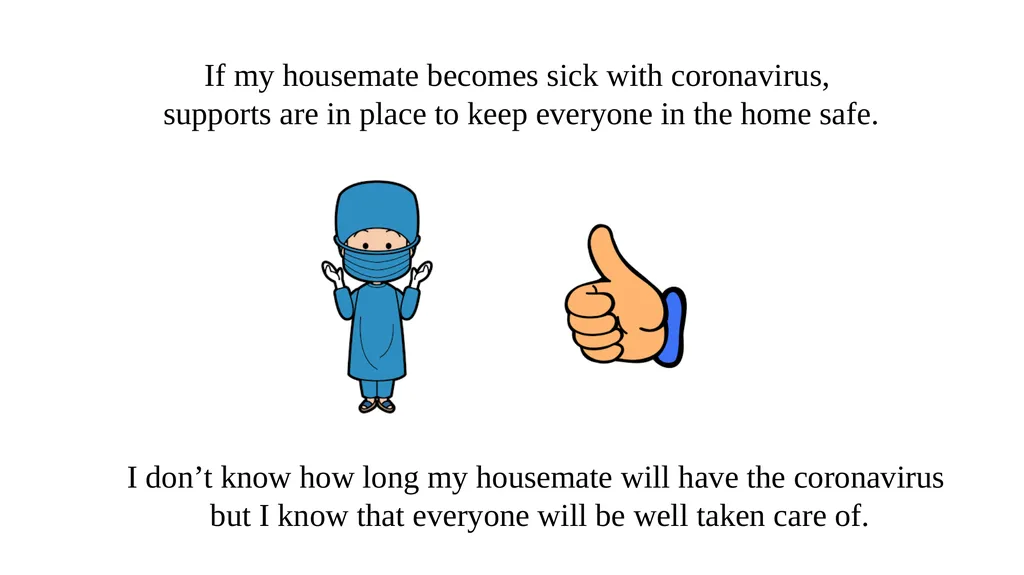 CORONAVIRUS (COVID-19) My Housemate has - slide 12 of 14