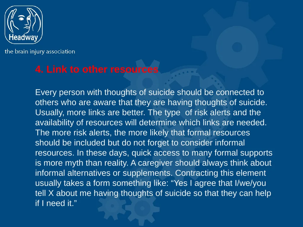 Suicide Intervention Workshop Sure, suicide is - slide 15 of 18