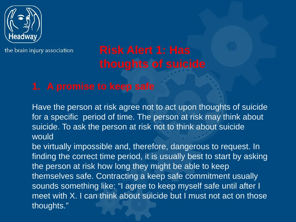 Suicide Intervention Workshop Sure, suicide is - slide 12 of 18